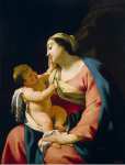 Vouet Simon Madonna with Child  - Hermitage